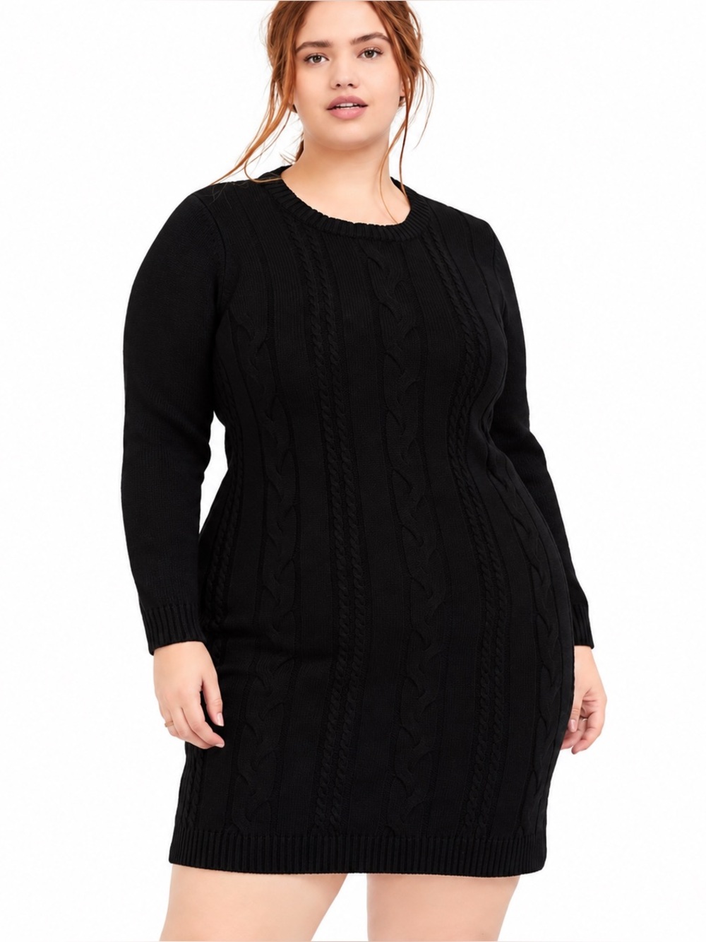 Torrid Cable Knit Midi Sweater Bodycon Dress‎